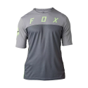 espalda de la Camiseta técnica de manga corta Fox Defend SS CEKT PARA Mtb enduro o ebike | color gris claro | 31029-014