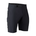Pantalón corto Fox Flexair Ascent en color negro con badana extraible 30652-001