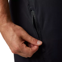 bolsillo con cremallera Pantalón corto Fox Flexair Ascent en color negro con badana extraible de tallaje estrecho 30652-001
