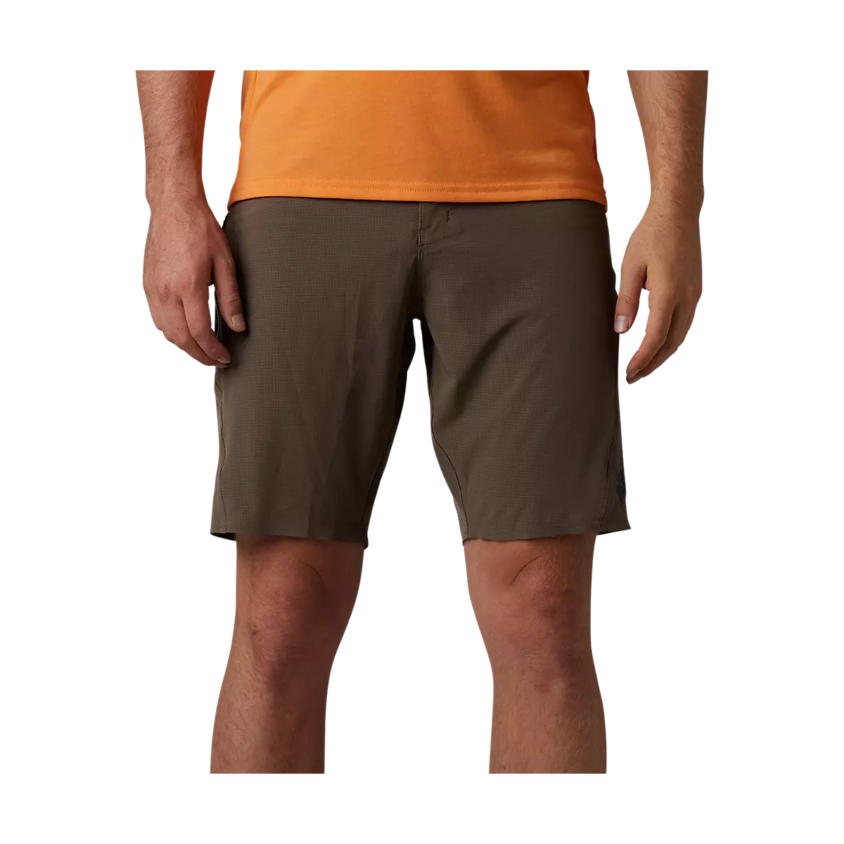 Pantalón corto Fox Flexair Ascent en color negro con badana extraible de tallaje estrecho 30652-117