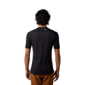 espalda de la Camiseta entallada manga corta Fox FLEXAIR ASCENT color negro para XC, Gravel o downcountry 28868-001