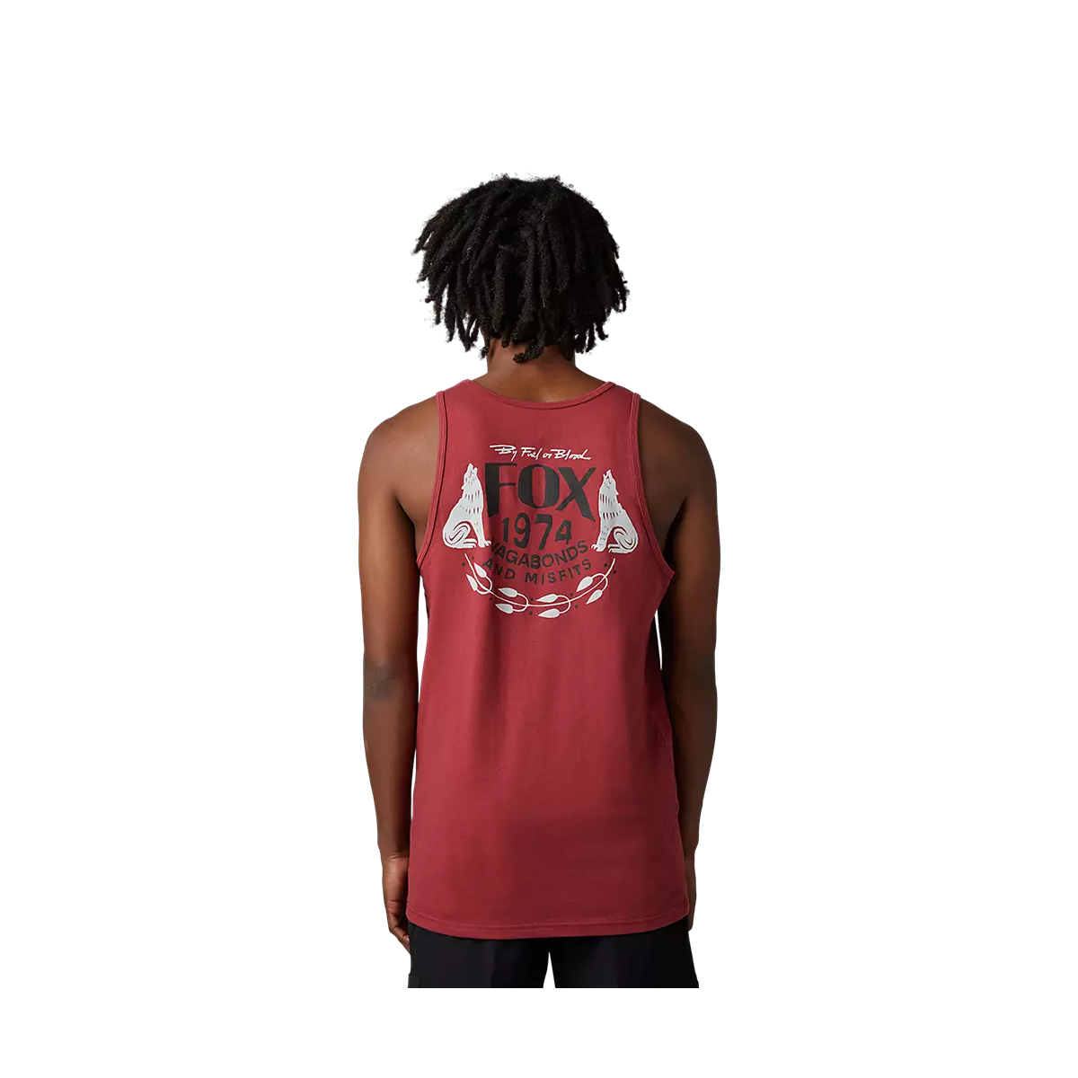 espalda de Camiseta sin mangas Fox PREMIUM Predominant COLOR rojo de calle tipo casual 30560-371