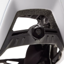 sistema de ajuste boa del Casco integral de enduro Fox Proframe RS Clyzo color blanco, rojo y negro 30920-003