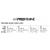 TABLA DE TALLAS DEL Casco integral de enduro Fox Proframe RS| EBIKE | MTB