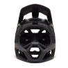 frontal del Casco integral de enduro Fox Proframe RS mips integra en color negro mate 31107-255