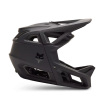 lateral del Casco integral de enduro Fox Proframe RS mips integra en color negro mate 31107-255