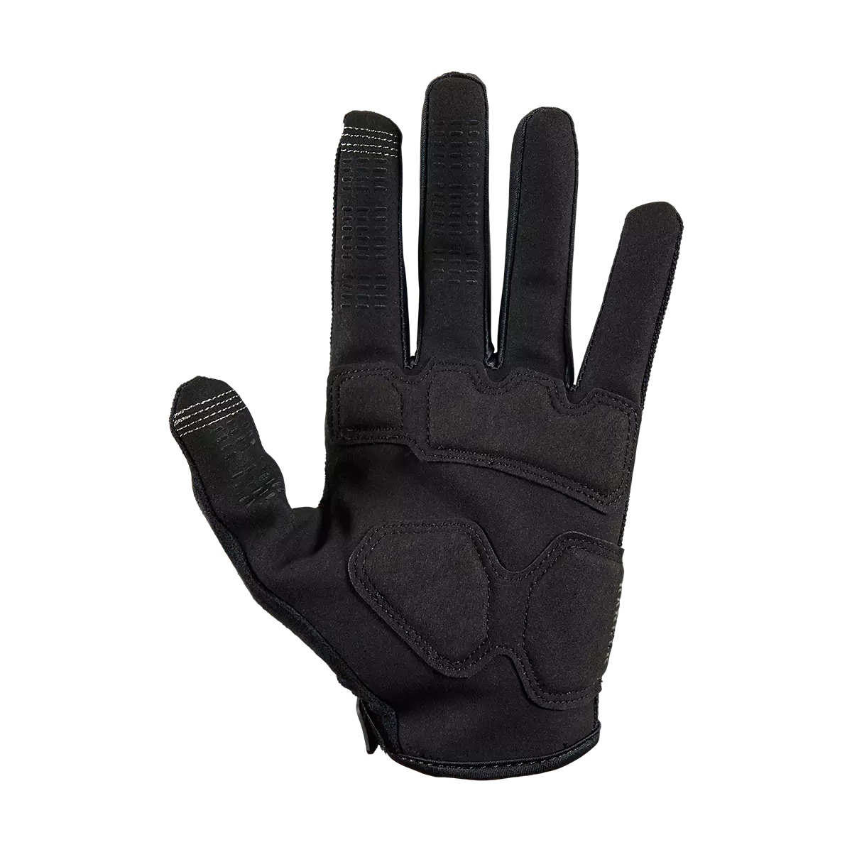 Palma de la mano de los guantes de bicicleta Fox Ranger Gel Mtb en color negro