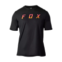 Camiseta de manga corta Fox Ranger Dose en color negro con el logo naranja. 31063-001