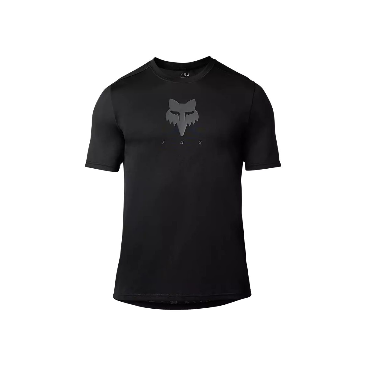Camiseta técnica de manga corta Fox Ranger Trudri en color negro con el nuevo logo fox en gris 30909-001
