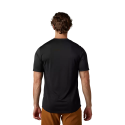 espalda de la Camiseta técnica de manga corta Fox Ranger Trudri en color negro con el nuevo logo fox en gris 30909-001