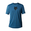 Camiseta técnica de manga corta Fox Ranger Trudri en color azul con el nuevo logo fox en negro 30909-207