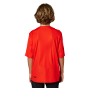 espalda de la Camiseta de manga corta para bicicleta  Fox Ranger Trudri con tallaje para niño o niña en color naranja