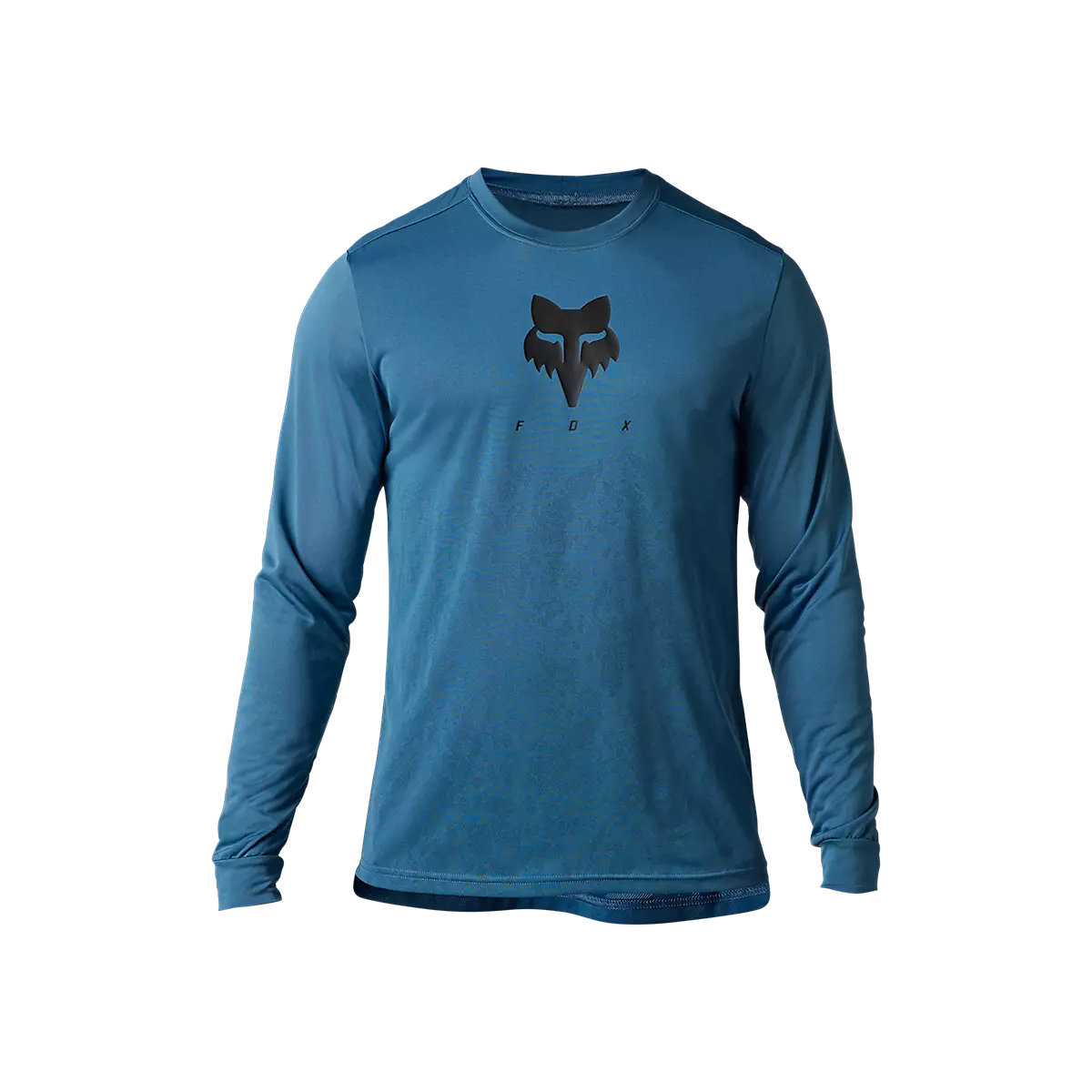 Camiseta de manga larga Fox Ranger Trudri en color azul con el logo fox nuevo en negro 30910-