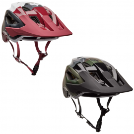 Casco Enduro Fox SpeedFrame Pro Camo MIPS 2023 COLOR ROJO Y VERDE