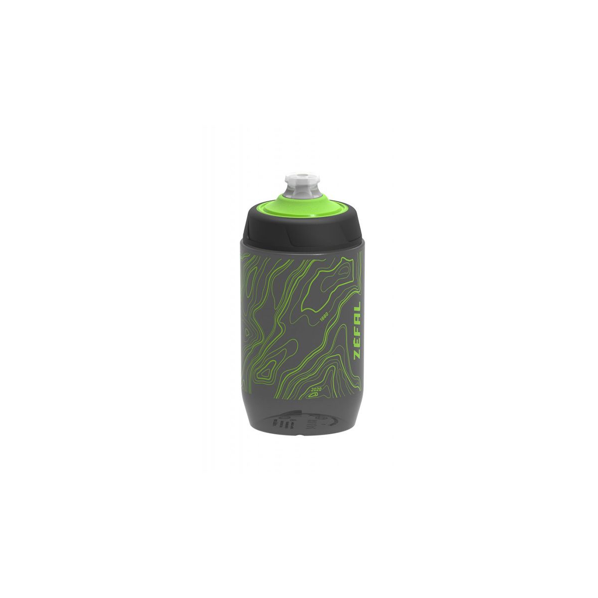 Bidón Zefal de bicicleta sense Pro de 500ml NEGRO/VERDE