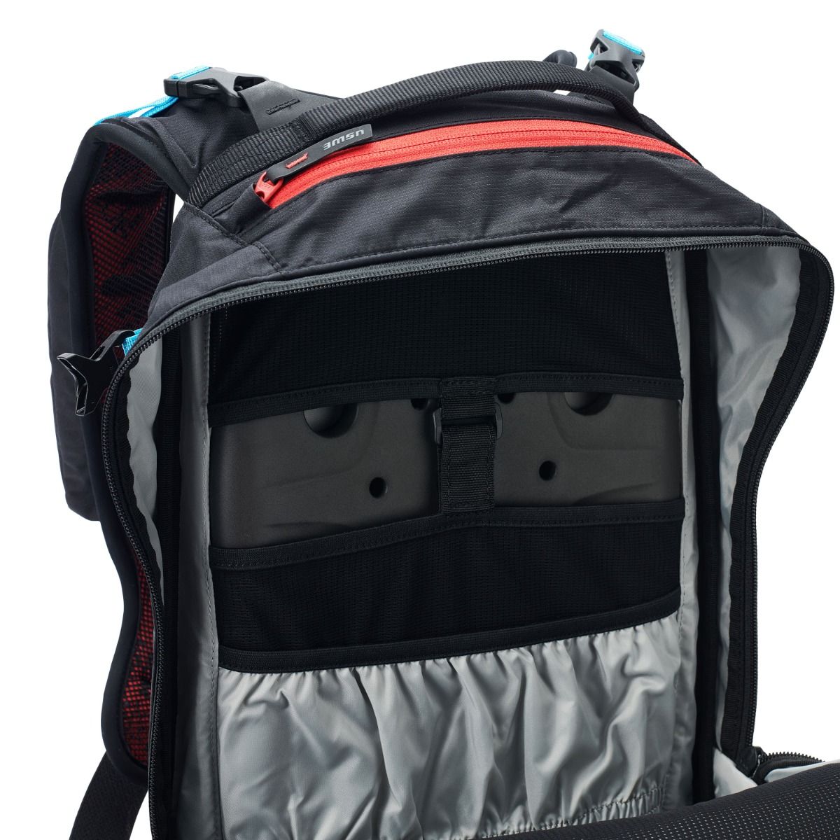 USWE Mochila Shred 16L, una mochila de gama alta para MTB, E-MTB, bicicleta  de montaña, azul