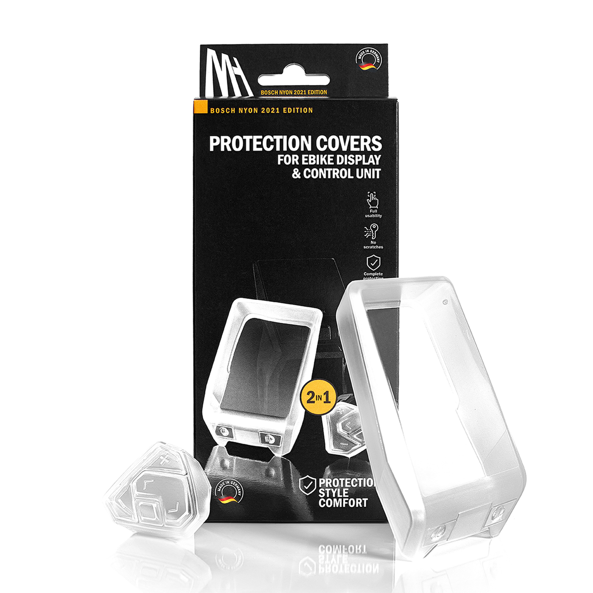 Funda protectora para pantalla Bosch NYON (BUI350) y unidad de mando transparente