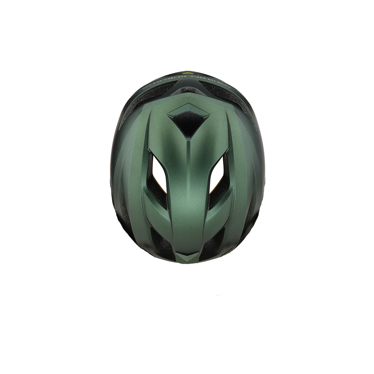 Casco de gravel sin visera Troy Lee Grail Mips verde vista superior