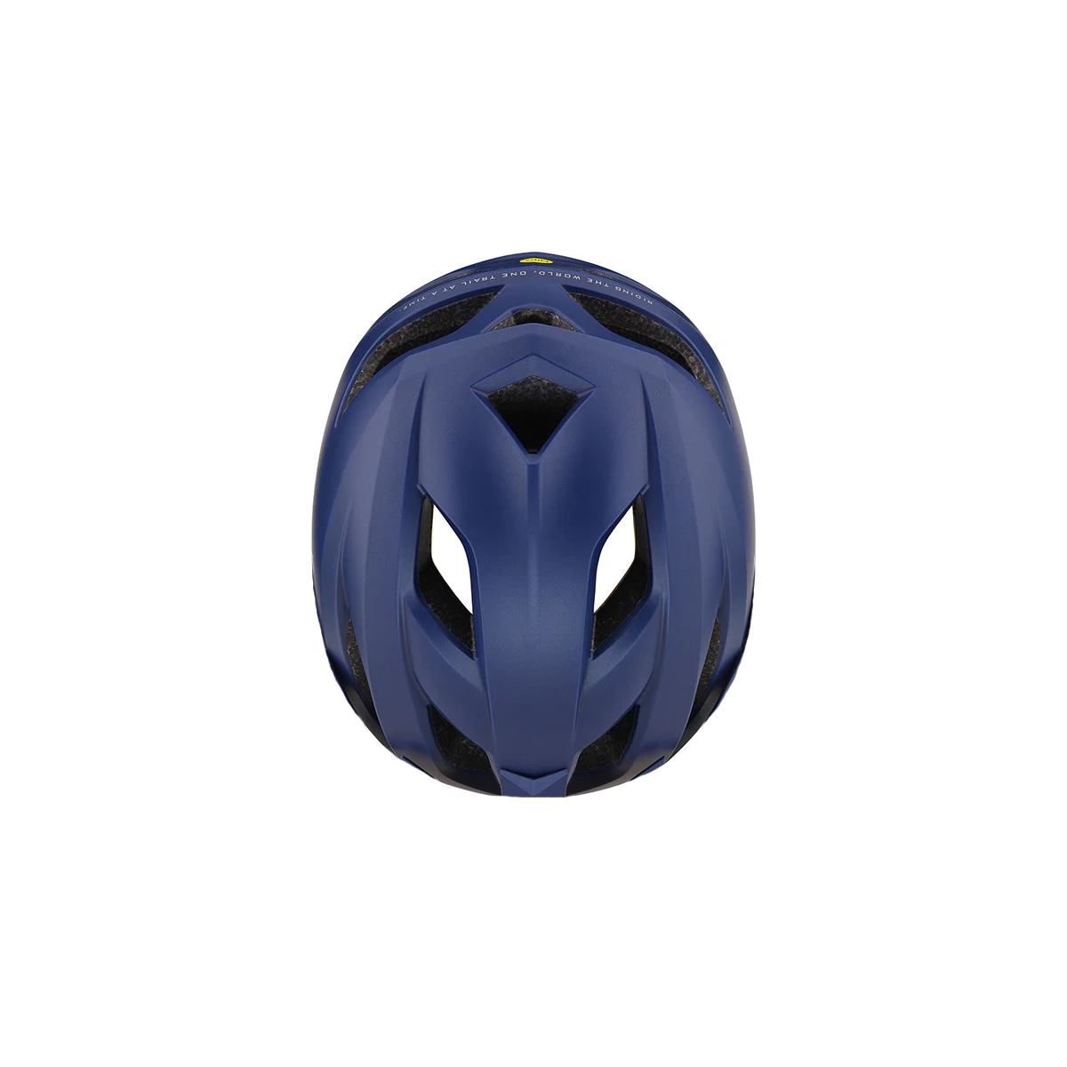 Casco de gravel sin visera Troy Lee Grail Mips azul vista superior