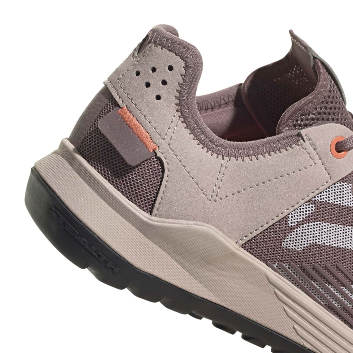 talon reforzado de Zapatillas  bicicleta  pedal de plataforma Five Ten Trailcross LT MTB de mujer color rosa lila HQ3377