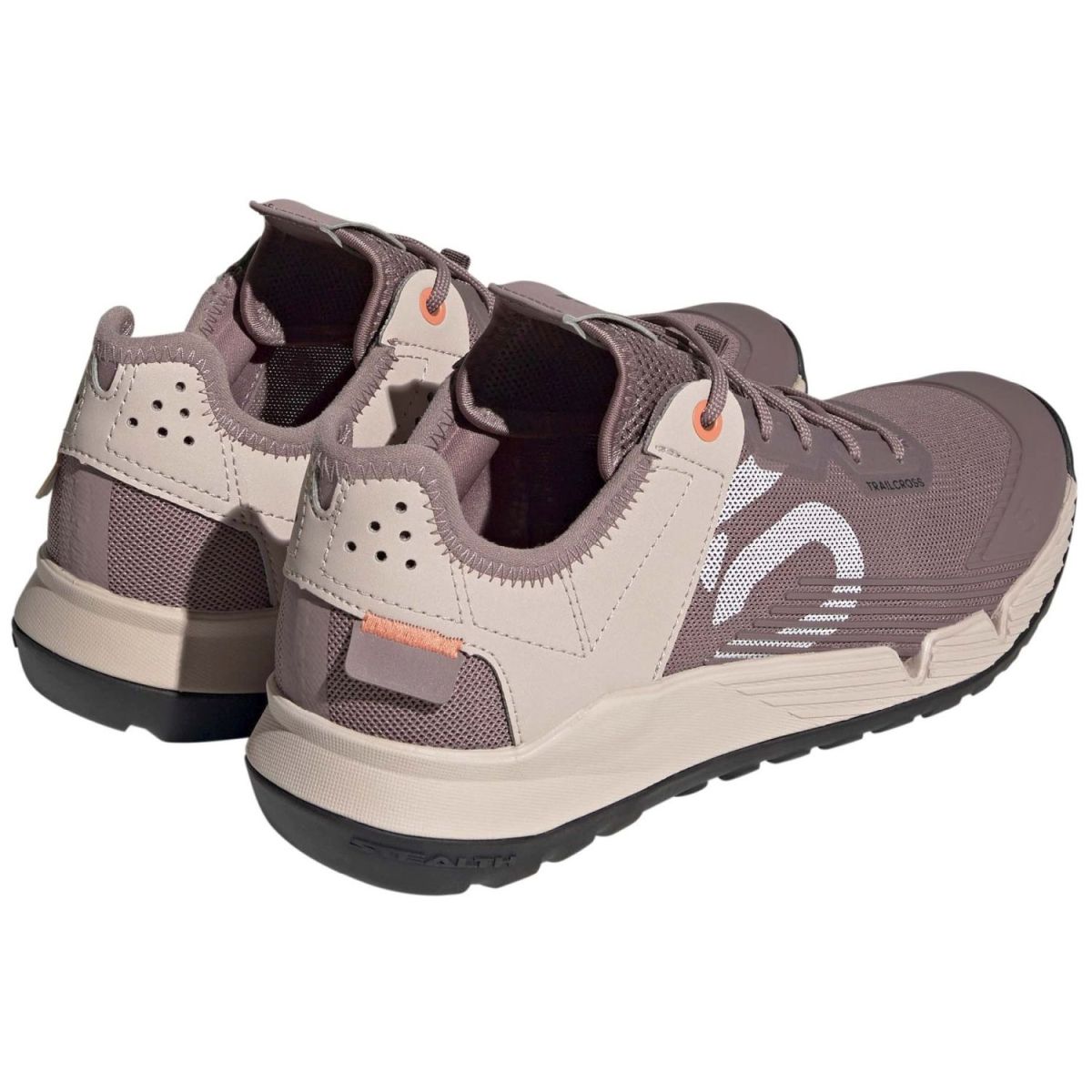 talon de las Zapatillas de bicicleta  para pedal de plataforma Five Ten Trailcross LT MTB de mujer color rosa lila HQ3377