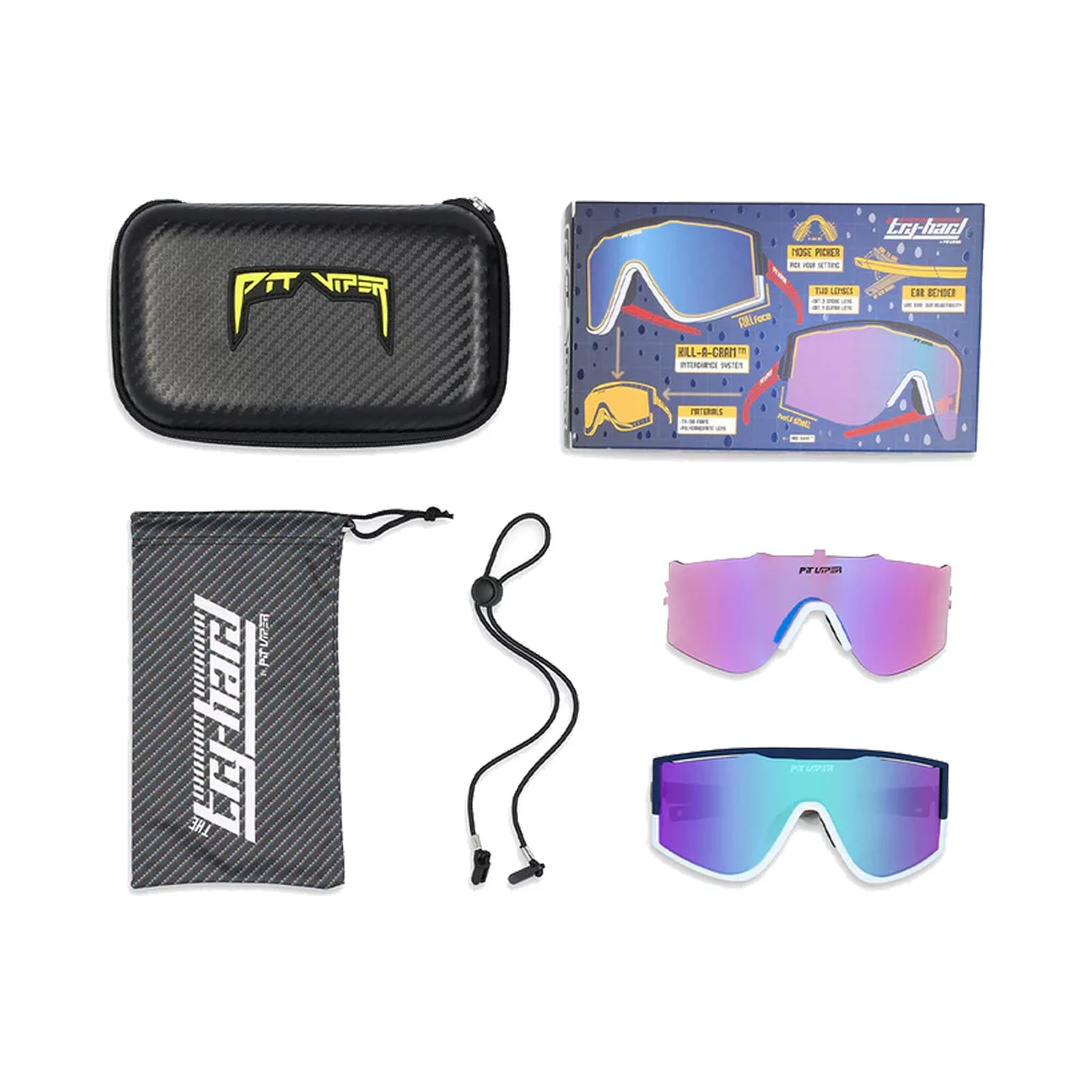 que incluye las Gafas de sol Pit Viper The Try Hard The Basketball Team para ciclismo o bicicleta btt