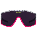 Gafas de sol para ciclismo o mtb Pit Viper The Try Hard The Son of Beach en color zebra y lente ahumada