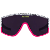 Gafas de sol para ciclismo o mtb Pit Viper The Try Hard The Son of Beach en color zebra y lente ahumada