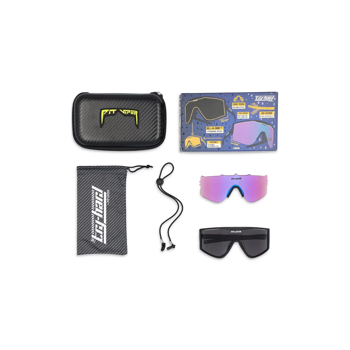 que incluyen las Gafas de sol para ciclismo o mtb Pit Viper The Try Hard The Standard en color negro