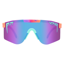 Gafas de sol Pit Viper Flip-Offs The Copacabana polarizadas color rosa y azul