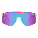 Gafas de sol Pit Viper Flip-Offs The Copacabana polarizadas color rosa y azul