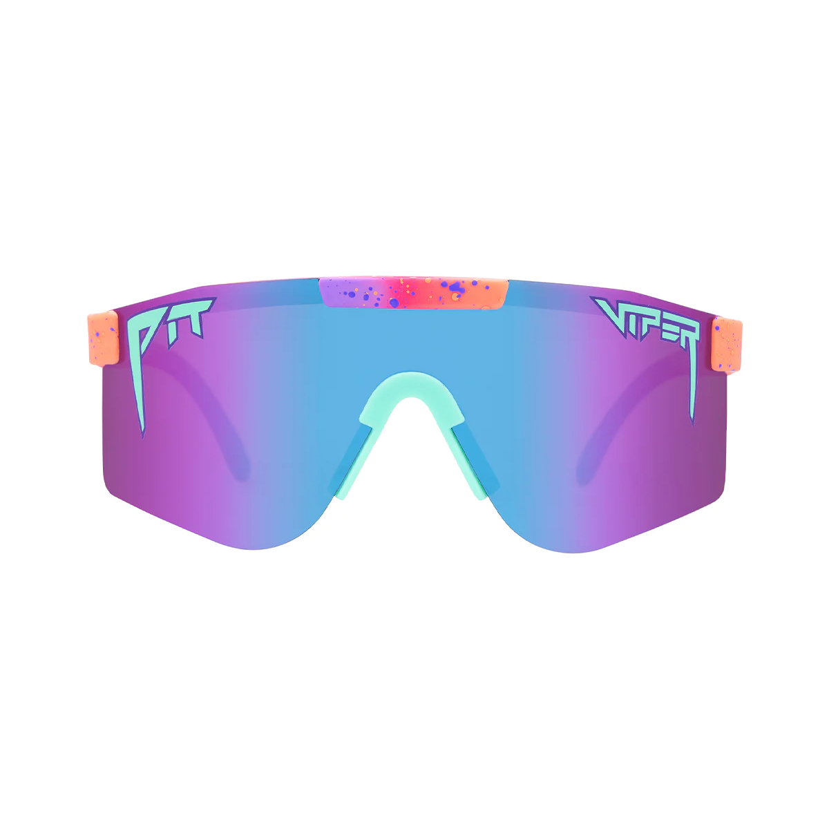 Gafas de sol Pit Viper Flip-Offs The Copacabana polarizadas color rosa y azul