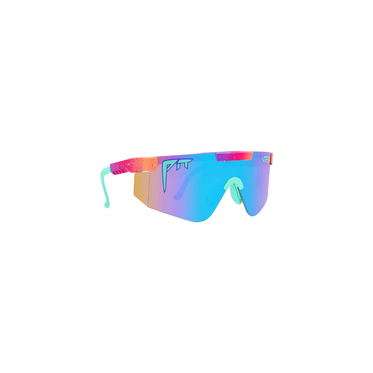 Gafas de sol Pit Viper The 2000s The Copacabana color rosa con cristal azul