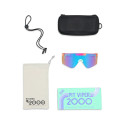 que incluyen las Gafas de sol Pit Viper The 2000s The Copacabana color rosa con cristal azul