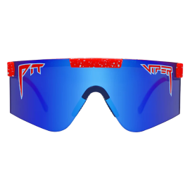 Gafas de sol Pit Viper The 2000 The Basketball Team lente azul marco negro y rojo