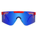 Gafas de sol Pit Viper The 2000 The Basketball Team lente azul marco negro y rojo
