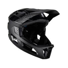 Casco integral Leatt MTB Enduro 3.0 V23 desmontable en color negro para ebike o enduro con orejera