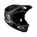 Casco integral Leatt MTB Enduro 3.0 V23 desmontable en color negro para ebike o enduro con orejera