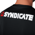 detalle de la espalda del logo syndicate de la Camiseta de manga corta Fox Defend SS Santa crus Syndicate edición limitada