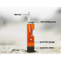 Tronchacadenas de bicicleta GRANITE STASH oculto en manillar de mtb en color naranja