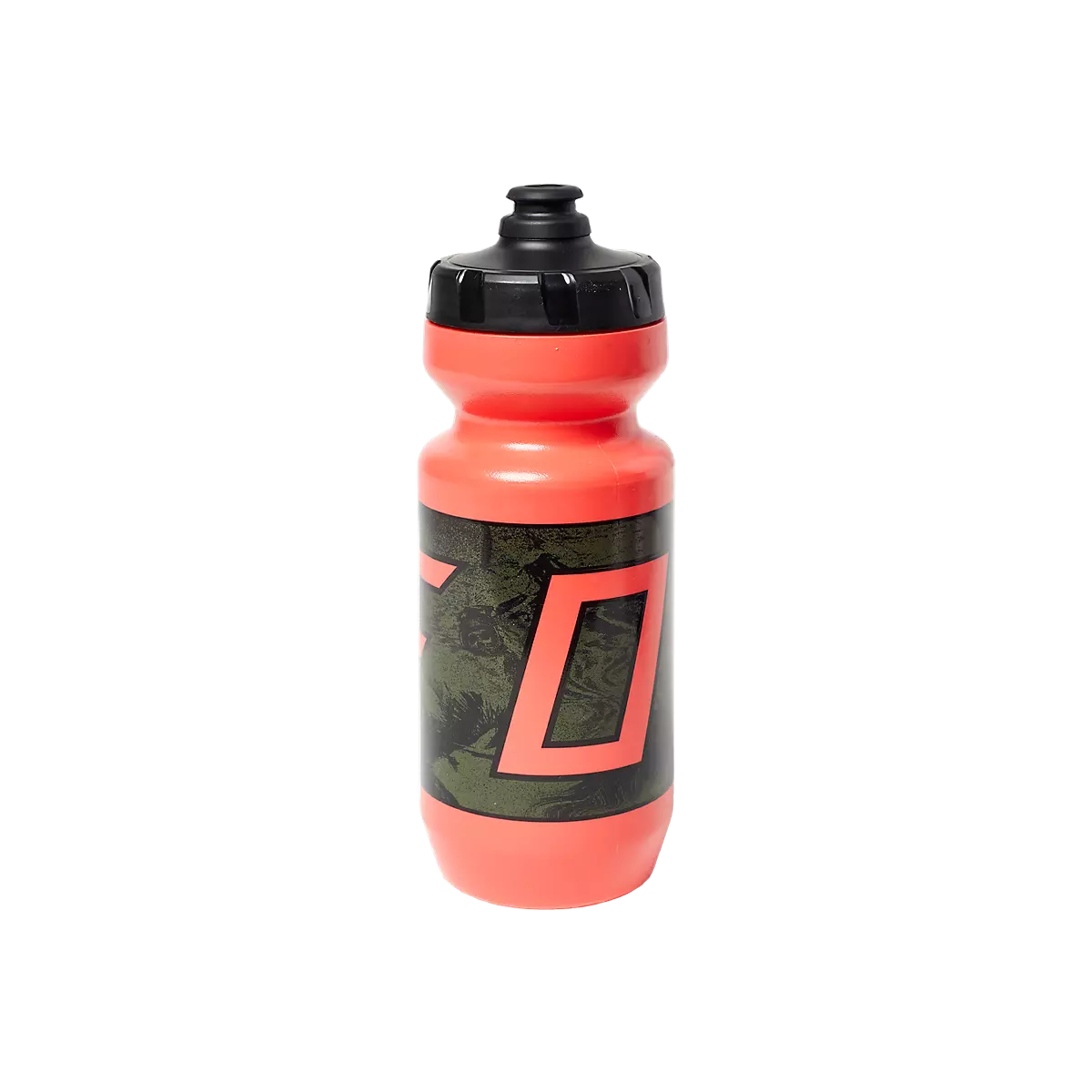 Bidón de agua Fox Purist 650ml rojo y camuflaje para bicicleta 27456-099-OS