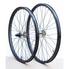Juego de ruedas de carbono enduro DT SWISS 240 Oil slick / Nextie 29"/27.5" BOOST mullet para ebike enduro o descenso