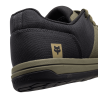 detalle del logo fox de las Zapatillas para pedal de plataforma de enduro FOX Canvas color verde oliva 29860