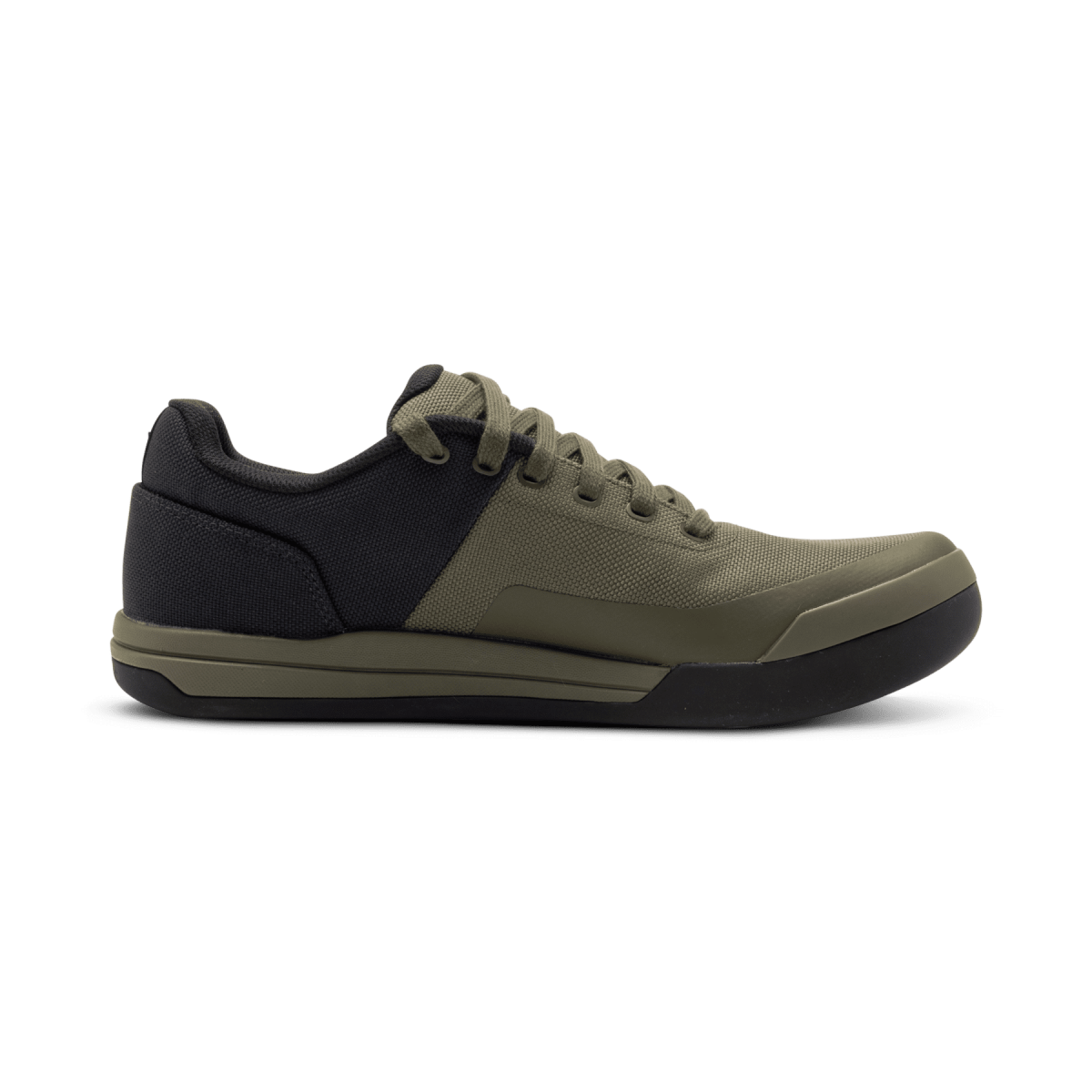 lateral interno de las Zapatillas para pedal de plataforma de enduro FOX Canvas color verde oliva 29860