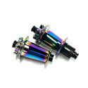 Juego de bujes Nextie Rollingstar Mtb 15x110 / 12x148mm Boost en color oil slick ratchet