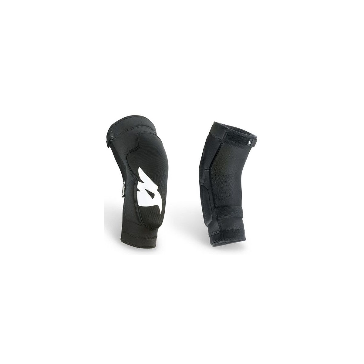 Rodilleras Bluegrass Solid con velcro para bicicleta de mtb, enduro o ebike en color negro