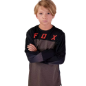 Camiseta manga larga Fox Defend Race negro/marrón niño 6-14 años