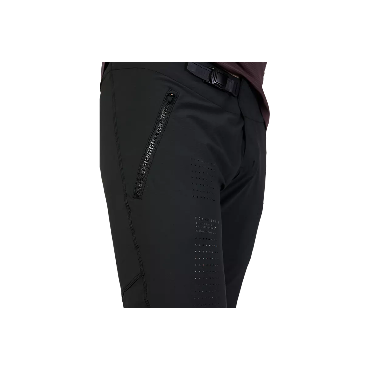 bolsillo de cremallera del Pantalón largo de bicicleta mtb Fox Flexair negro Enduro/descenso 31017-001