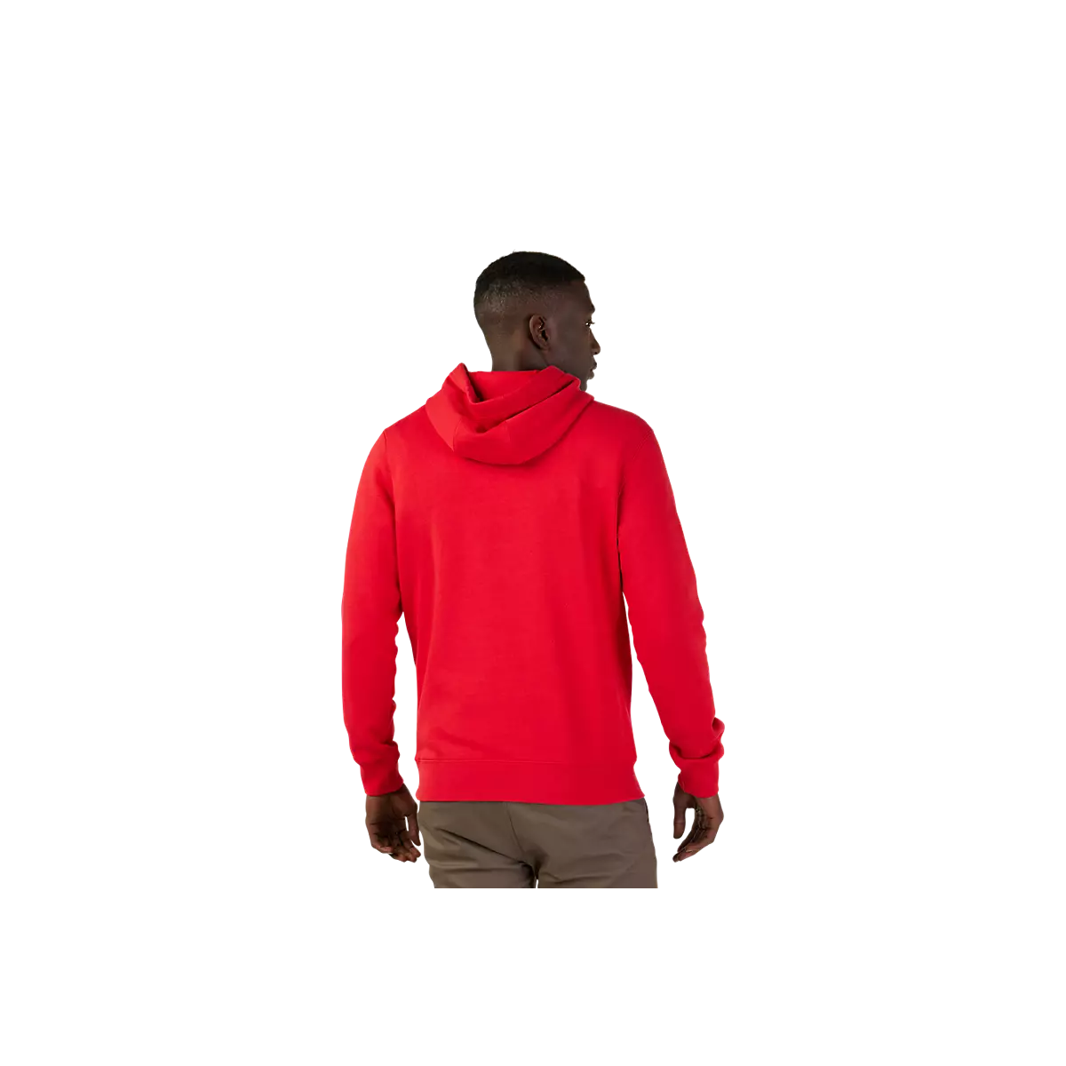 espalda de la Sudadera con capucha Fox Absolute en color ROJA con el nuevo logo FOX en negro 31594-122