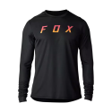 Camiseta de manga larga para bicicleta de enduro Fox Ranger Dose Trudri 31061 en color negro